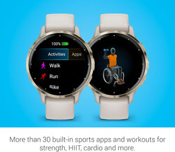 Garmin Amoled Fitness Smartwatch Venu 3S - 41MM Case | Upto 10 Days of Battery Life and Touchscreen Display | Animated Workouts and Garmin Coach