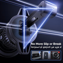 UGREEN Car Phone Holder MagSafe Car Mount, [360° Rotation Super Stable], Magnetic One-hand Operation, No Blocking Air Vent Silicone Clip Accessories, Fit for iPhone 16/15/14/13, Samsung S25/24/23