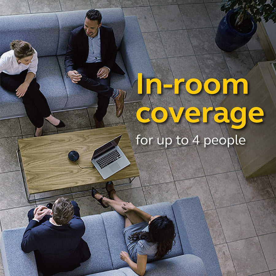 Jabra Speak 510 Speaker Phone - Microsoft Certified Portable Bluetooth Conference Speaker with USB - Connect with Laptops