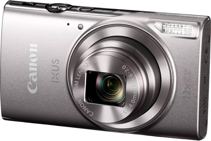 Canon IXUS 285 HS Compact Digital Camera – Silver (Open Box, Damaged Box - Fully Working)
