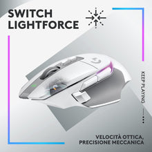 Logitech G502 X PLUS LIGHTSPEED Wireless RGB Gaming Mouse - , HERO 25K sensor, compatible PC macOS/Windows White