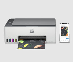 HP Smart Tank 580 Wireless All In One Printer, Print, Scan, Copy, Print up to 18000 black or 6000 color pages - White [1F3Y2A]
