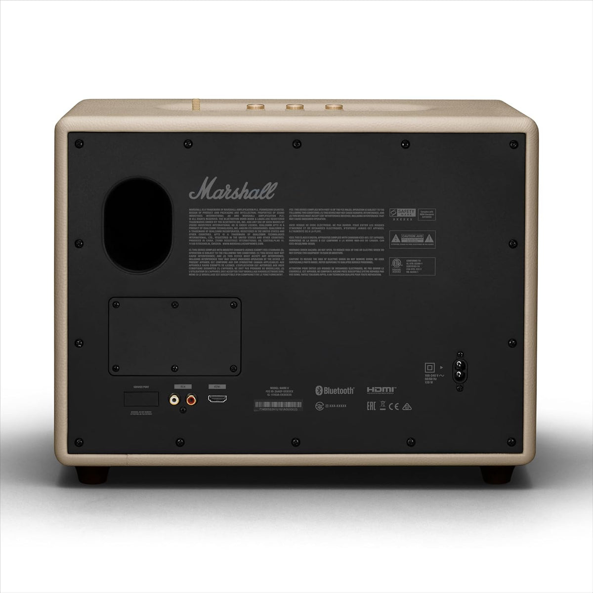 Marshall Woburn III Wireless Bluetooth Speaker, Cream