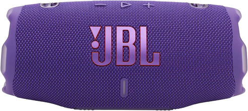 JBL Charge 6 - Portable waterproof and drop-proof Bluetooth speaker with built-in power bank, multi-speaker connection via Auracast, up to 28 hours playtime, fast charging, and powerful sound-Purple