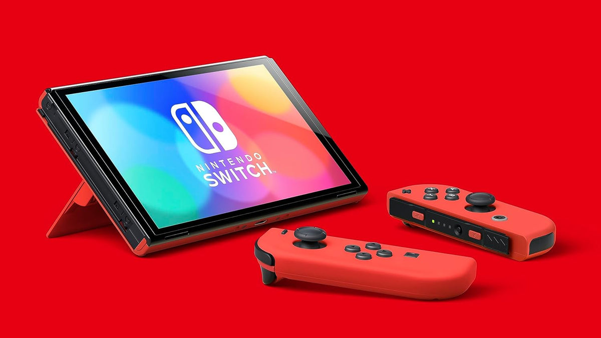 Nintendo Switch OLED Mario Red Edition Gaming Console