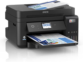 Epson Ecotank L6290 Office Ink Tank Printer A4 Colour 4 In 1 With Adf, Wi Fi And Smart Panel Connectivity Lcd Screen, Black, Compact