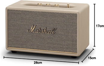 Marshall Acton III 60W Premium Home Wireless Speaker with Bluetooth 5.2 and Multiple Inputs - Enjoy signature Marshall sound | Cream