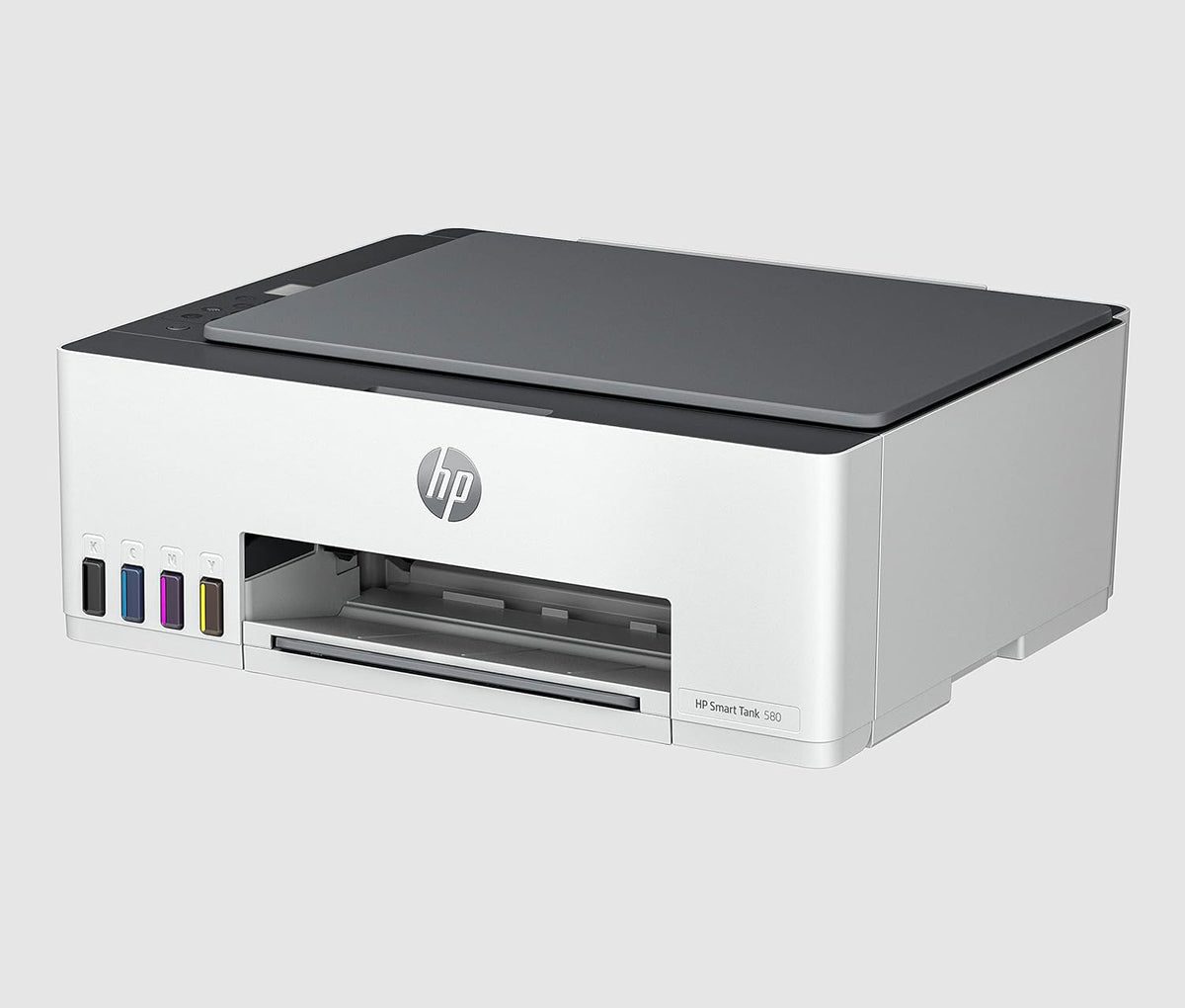 HP Smart Tank 580 Wireless All In One Printer, Print, Scan, Copy, Print up to 18000 black or 6000 color pages - White [1F3Y2A]