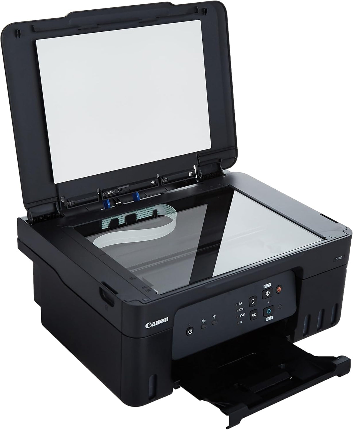 Canon PIXMA G3430 Wireless Colour 3-in-1 Refillable MegaTank Printer, Black