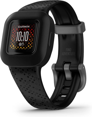 GARMIN Vivofit Jr. 3 - Black Cosmic with Easy to Replace Battery | Colour Display and Multiple Watch Face Options | Track Steps, Sleeps and Daily Activity of your Children