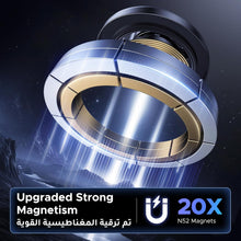 UGREEN Car Phone Holder MagSafe Car Mount, [360° Rotation Super Stable], Magnetic One-hand Operation, No Blocking Air Vent Silicone Clip Accessories, Fit for iPhone 16/15/14/13, Samsung S25/24/23