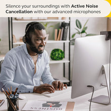 Jabra Evolve2 55 Stereo Wireless Headset - Features AirComfort Technology, Noise-Cancelling Mics & Active Noise Cancellation - MS Teams Certified, Works with Other Platforms - Black