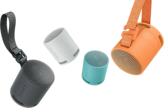 Sony XB100 Portable Wireless Speaker | Extra BASS, 16 hour battery life, IP67 Waterproof and dustproof rating - Orange