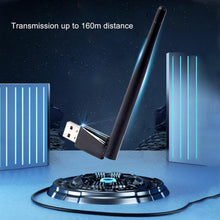 Bewinner USB Bluetooth 5.4 Adapter for PC, 160m Long Range USB Bluetooth Dongle, Wireless Transfer with Rotatable Antenna for Mouse Keyboard Headphones Speakers, Desktop, Laptop