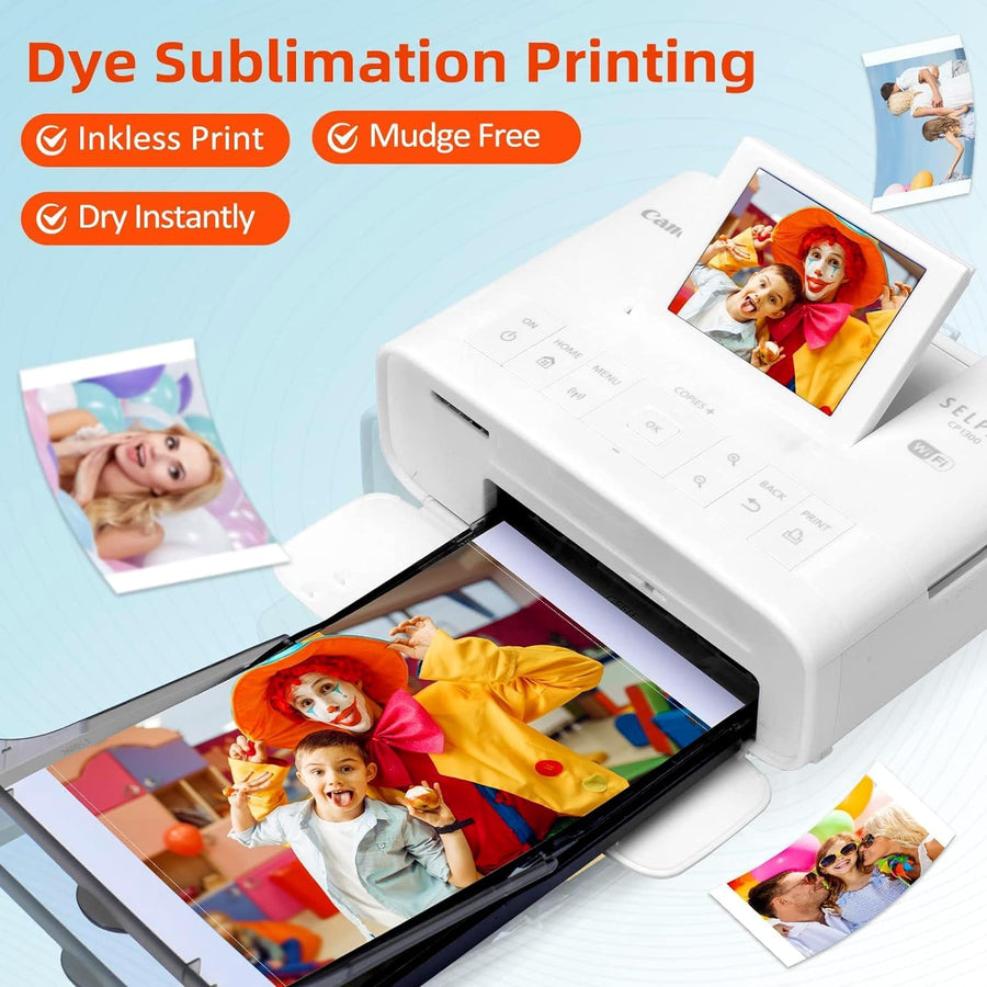 2-Pack Compatible Ink Cartridges Replacement for Canon Selphy KP-108IN KP-36IN Color Ink Cassette 4 x 6