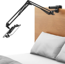 UGREEN iPad Stand Tablet Mount Holder for Bed Adjustable Tablet Arm Mount for Desk Aluminum Alloy Cell Phone Stand for Bed Compatible with iPad Pro/Air/Mini Galaxy Tab iPhone 16 Pro Max S25 Ultra