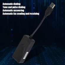 USB 56K Fax Modem, Dual Port USB Modem for Windows (XP/7/8/10),External USB2.0 Fax Modem with Automatic Dialing & Fax Sending/Receiving