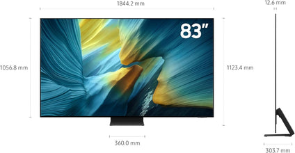 Samsung 83 Inch OLED TV, S95F, 4K, NQ4 AI Gen3 Processor, Glare Free, OLED HDR Pro, Motion Xcelerator 165Hz, Samsung Vision AI Smart TV, QA83S95FAEXZN (2025 - UAE Version)