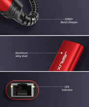 JSAUX USB C to Ethernet Adapter USB C to RJ45 Thunderbolt 3/Type C to Gigabit Ethernet LAN Network Adapter Compatible with MacBook Pro 2020/2019/2018/2017 MacBook Air Dell XPS and More-Red