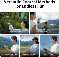 DJI Neo, 4K UHD Camera Drone, 135g, Palm Takeoff, AI Subject Tracking, Ultra-Stabilized Video, Built-In Propeller Guard (Controller-Free), MOIAT Certified - UAE Version