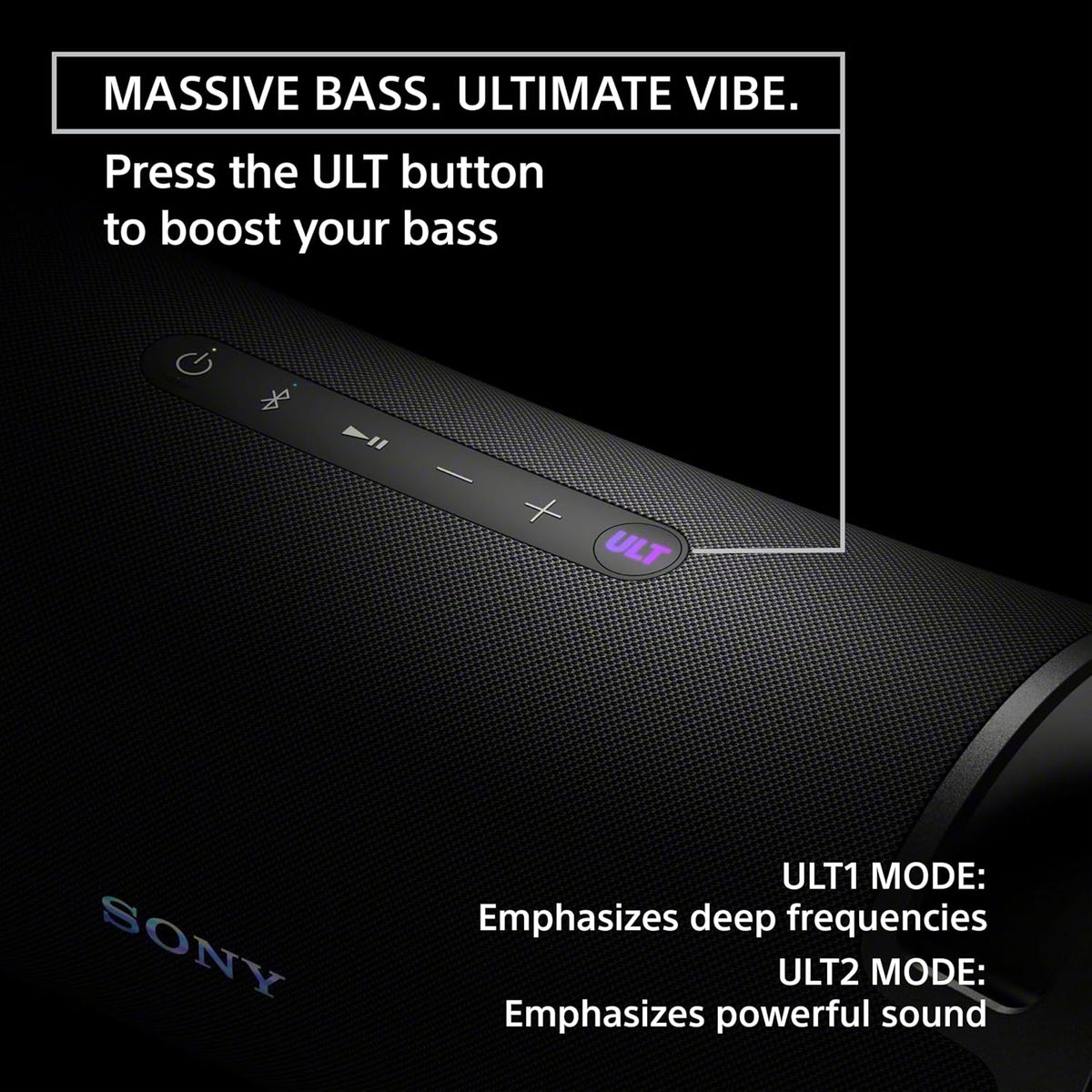 Sony ULT FIELD 7 Wireless Portable Speaker, P67 Waterproof, Dustproof and Rustproof, 30-Hour Battery life, Quick Charging,ULT POWER SOUND Series, 2024 UAE Model