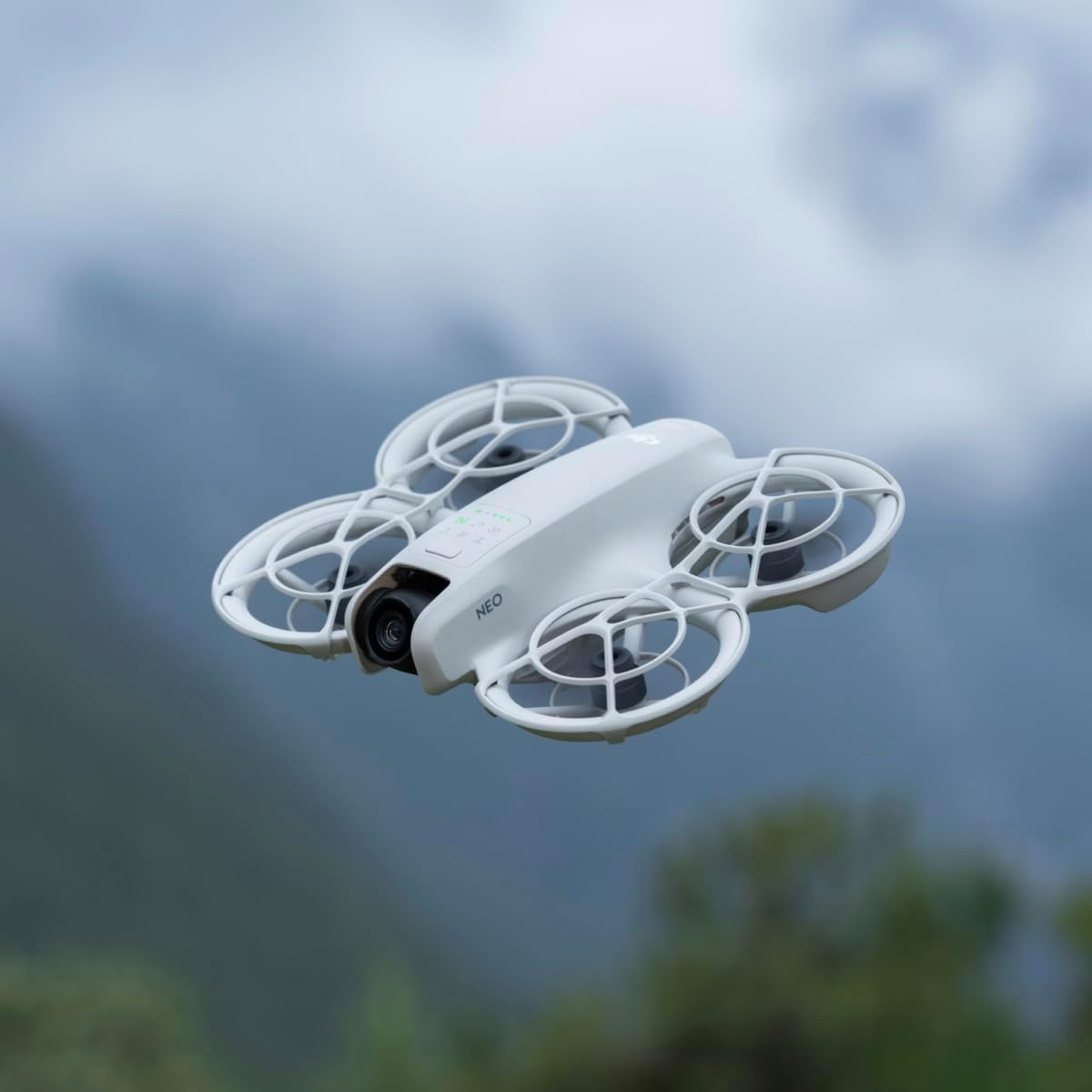 DJI Neo, 4K UHD Camera Drone, 135g, Palm Takeoff, AI Subject Tracking, Ultra-Stabilized Video, Built-In Propeller Guard (Controller-Free),