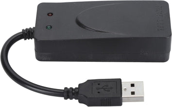 Gearwell USB 56K External Dial Up Fax Data Modem, Dual RJ11 Ports Support Caller ID Computer Laptop Fax Modem for Windows for Linux