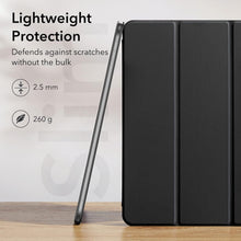 ESR for iPad (A16) 11th/10th Generation Case(2025/2022,10.9 Inch), Convenient Magnetic Attachment, Two-Way Trifold Stand, Lightweight Protection, Auto Sleep/Wake, Rebound Series, Black