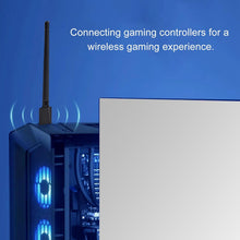 Bewinner USB Bluetooth 5.4 Adapter for PC, 160m Long Range USB Bluetooth Dongle, Wireless Transfer with Rotatable Antenna for Mouse Keyboard Headphones Speakers, Desktop, Laptop