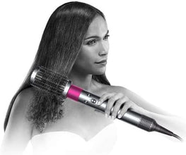 Dyson Airwrap Hair Styler Smooth + Control Fuchsia Pink, Fuchsia Pink & Nickel