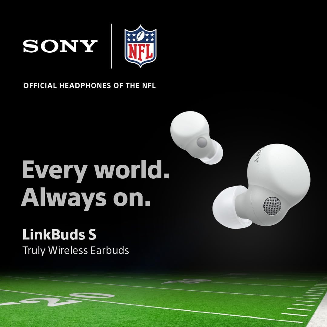 Sony LinkBuds S Truly Wireless Noise Canceling Earbud Headphones with Alexa Built-in