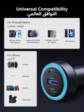 UGREEN USB C Car Charger, 30W 3-Port Type C Phone Adapter, iPhone 16 Car Charger Fast Charging, PD 3.0 30W/QC 3.0 22.5W, for iPhone 16/15/14 Series, Samsung, Huawei, Xiaomi, Redmi, iPad, AirPods