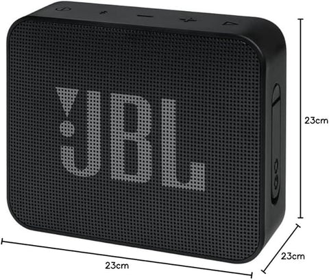 JBL Go Essential Portable Waterproof Speaker, Original JBL Pro Sound, Big Audio and Rich Bass, IPX7 Waterproof, Wireless Streaming, 5 Hours of Battery - Black, JBLGOESBLK