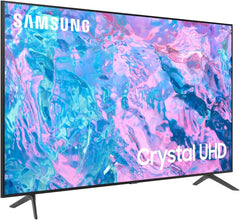 Samsung Smart TV, Crystal UHD, 75 Inch, Black, Crystal Processor 4K, Smart Hub, Object Tracking Sound Lite, UA75CU7000 - 2023 - International Version