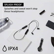 Sony WI-C100 Wireless in-Ear Bluetooth Headphones with Built-in Microphone, White, Small