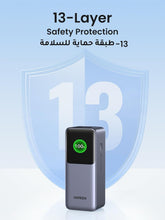 UGREEN Nexode Power Bank 20000mAh 130W PD Fast Charging, 2 USB-C and 1 USB-A Portable Charger, Smart Digital Display Battery Pack for MacBook, iPad Pro, iPhone 16 Series, Galaxy S25U, etc