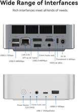 Beelink SEI14 Mini Gaming PC, Intel Core Ultra 5 Processor 125H 14-Core 18-Thread 4.5GHz Processor, 32G DDR5 RAM 1T SSD, 4K@144Hz, TB4.0/USB3.2/DP/HDMI/ 2.5G LAN/WiFi6 BT5.2-YS