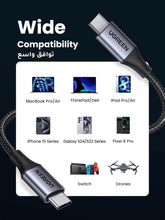 UGREEN USB C Cable 2M Braided 240W (48V 5A) Power Delivery PD 3.1, Fast Charging USB C to Type C Cable for MacBook Pro/Air, iPad Pro/Air 4, Galaxy S25/24/23 Ultra, iPhone 15/16 pro max, Huawei P70