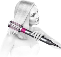 Dyson Airwrap Hair Styler Smooth + Control Fuchsia Pink, Fuchsia Pink & Nickel
