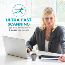 IRIScan Express Portable Scanner A4 - v4 8PPM: Document Scanner, Single-sided, USB, PDF Scanner, Scanning to Word, PDF, XLS, Business Cards to Outlook, Photo Scanner, Receipt Scanner, Win