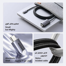 UGREEN USB C to HDMI Cable 2M with 100W PD Fast Charging Adapter 4K 60Hz Unidirectional Type C to HDMI Compatible iPhone 16/15 Series, Galaxy S24 /S23 Series, iPad Pro/Air 2024, MacBook Pro/Air