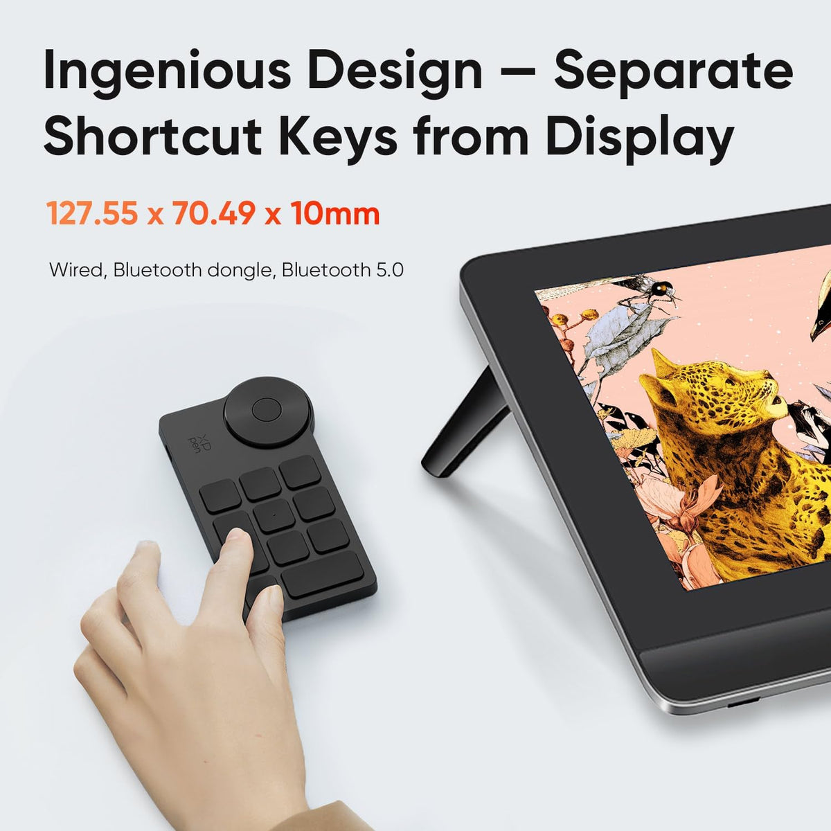 XP-PEN Artist Pro 16(Gen 2) Graphics Tablet, Digital Drawing Pad, Pen Tablet with 16 Inch QHD Screen, Monitor with Mini Direct Keyboard Shortcut, Fully Laminated with Stand, Smart X3 Pro Chip