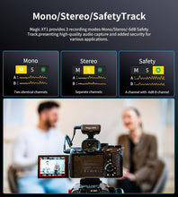 Godox Magic XT1-C 2-Person Wireless Microphone System with USB-C Adapter 2.4 GHz Lavalier Mic for Android, Cameras & Devices