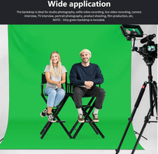 Neewer 10x20 ft/3x6 Meters Photography Backdrop Background, Green Chromakey Muslin Background Screen for Photo Video Studio, Zoom, YouTube, Gaming (Background Only) | 10083673
