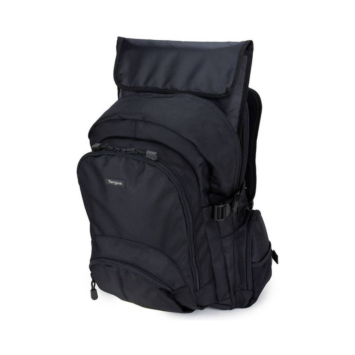 Targus Classic 15.6" Laptop Backpack, Adjustable Fasteners Black | CN600