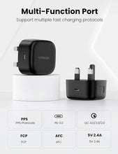 UGREEN 25W Fast Samsung Charger Set USB C Adapter Block With Samsung Adapter Cable 2M for Galaxy S25U, S24U, S23U, S22, Z Fold 6/5, A06 LTE/A55 LTE, USB C Charger for iPad Pro/Air, Xiaomi, Oneplus,etc