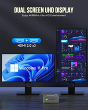 GMKtec Mini PC Intel N150 (Turbo 3.6GHz) 16GB DDR4 1TB PCIe M.2 NVMe SSD, Intel i226-V Desktop Computer 4K Dual HDMI Display/4x USB3.2/WiFi 6/BT5.2/RJ45 Ethernet Nucbox G3 Plus