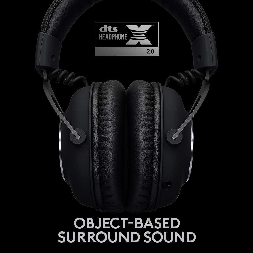 Logitech G Pro X Wireless Lightspeed Gaming Headset With Blue Vo!Ce Mic Filter Tech, 50 mm Pro-G Drivers, And Dts Headphone:X 2.0 Surround Sound
