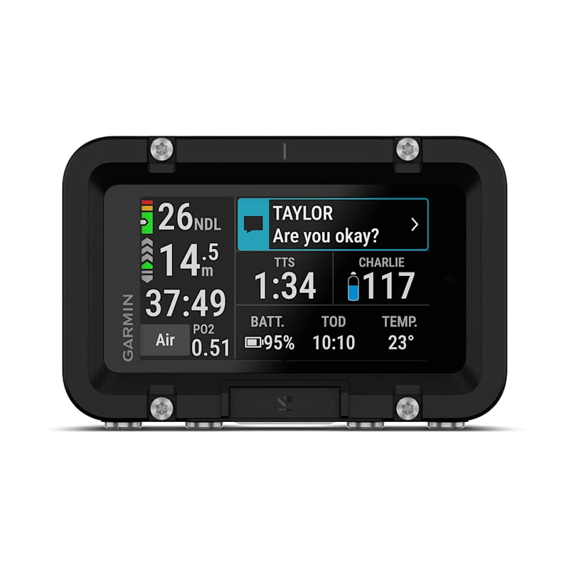 Garmin Descent™ X50i: Large-Format Dive Computer with 3" Touchscreen & SubWave™ Sonar Messaging
