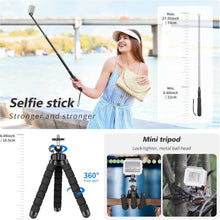 NEEWER 50 In 1 Action 5 Camera Accessory Kit, Compatible with GoPro Hero 13, 12, 11, DJI OSMO 4, 3, 2, Insta360 X4, X3 with GP-10 Action Camera Pole Mount | 10085441